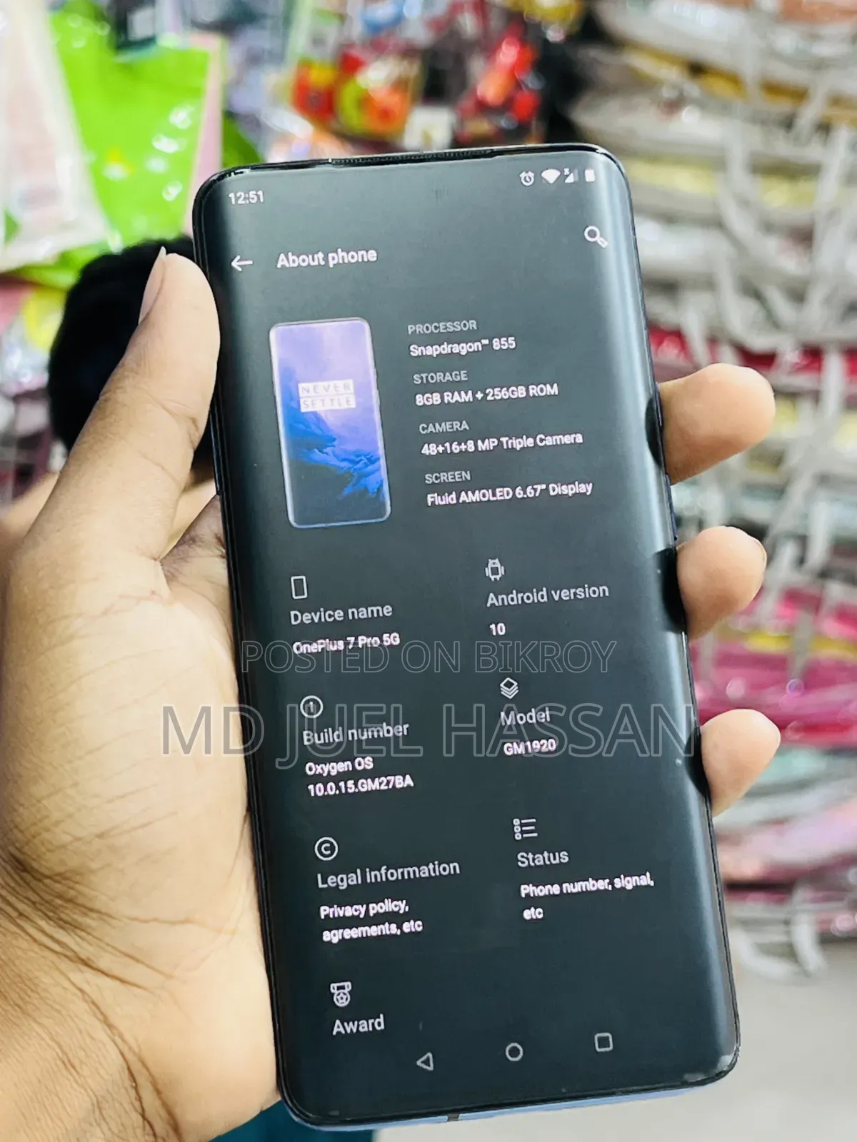 OnePlus 7 Pro 256 GB Blue