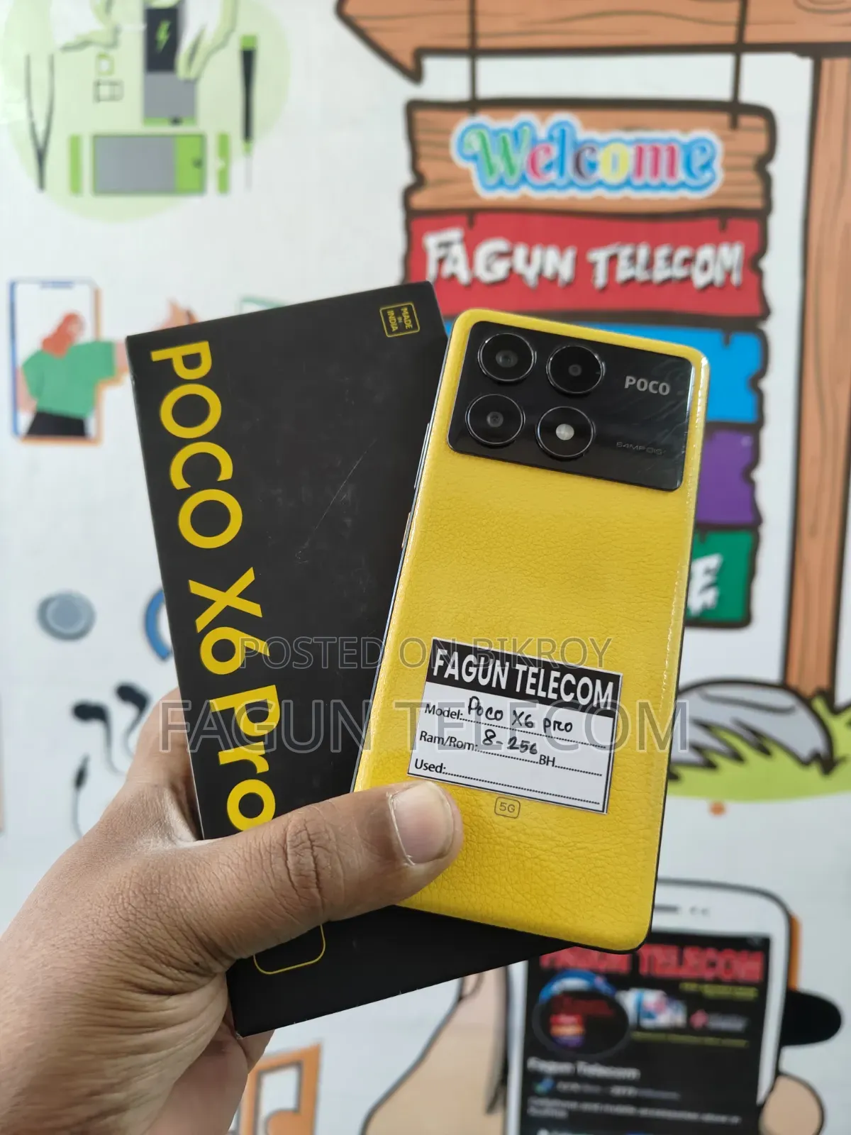 Xiaomi Poco X6 Pro 256 GB Yellow