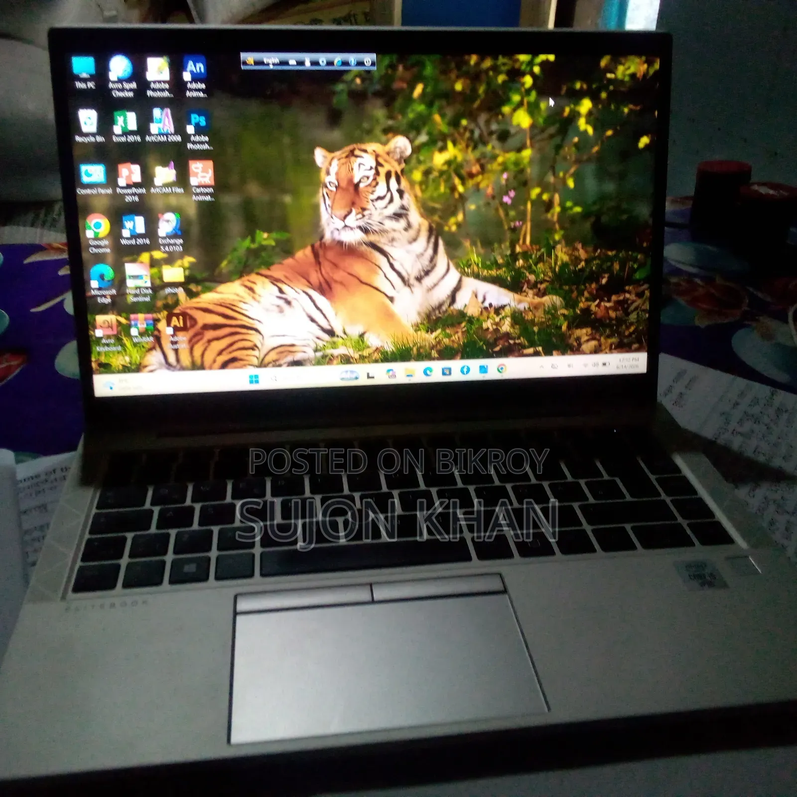 Laptop HP EliteBook 840 G8 8GB Intel Core I5 SSD 256GB