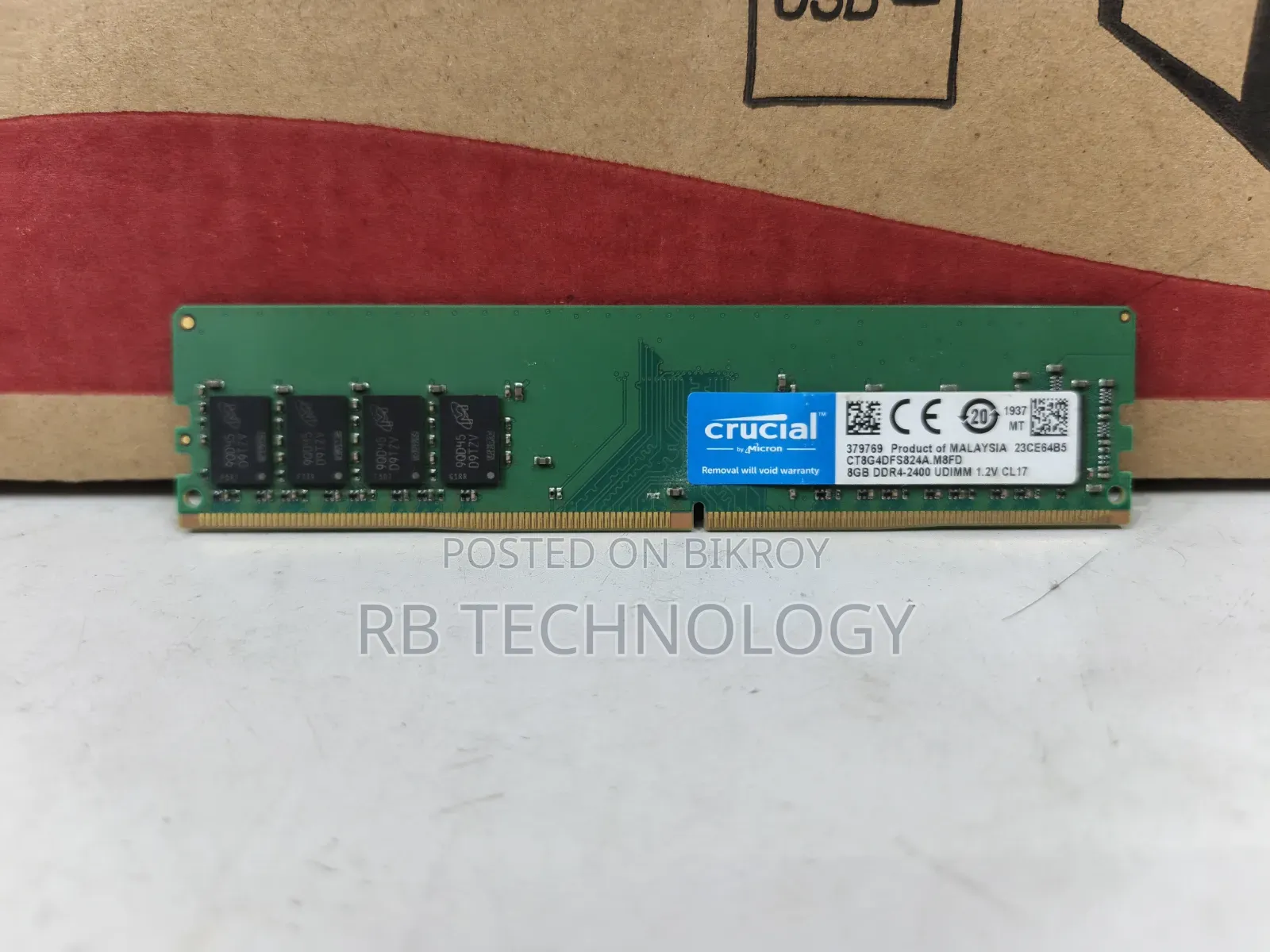 Crucial 8gb Ddr4 Desktop Ram (Used)
