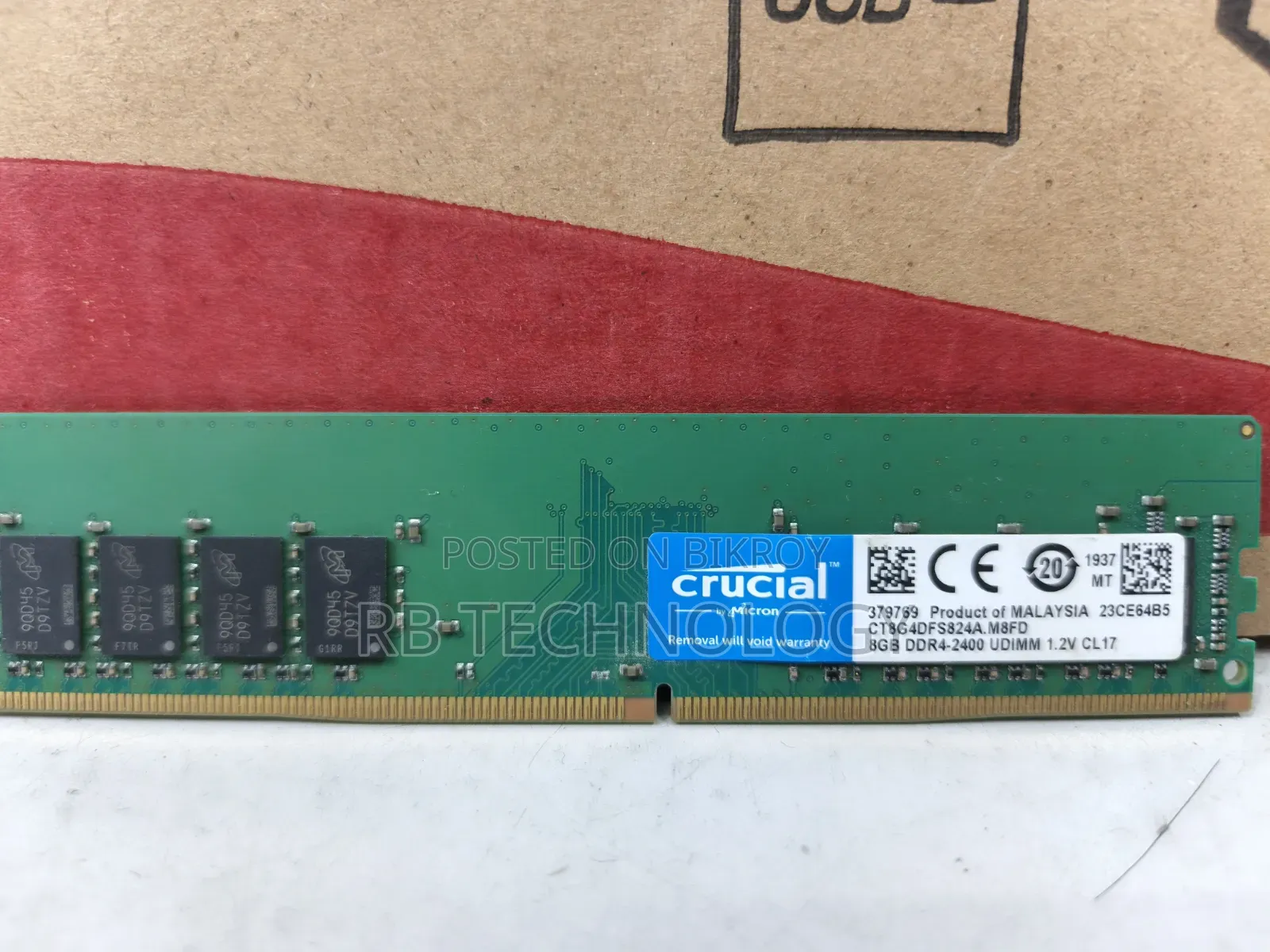 Crucial 8gb Ddr4 Desktop Ram (Used)