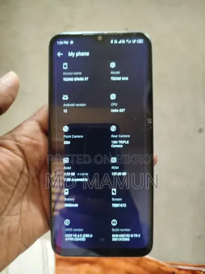 Tecno Spark 9T 128 GB Black