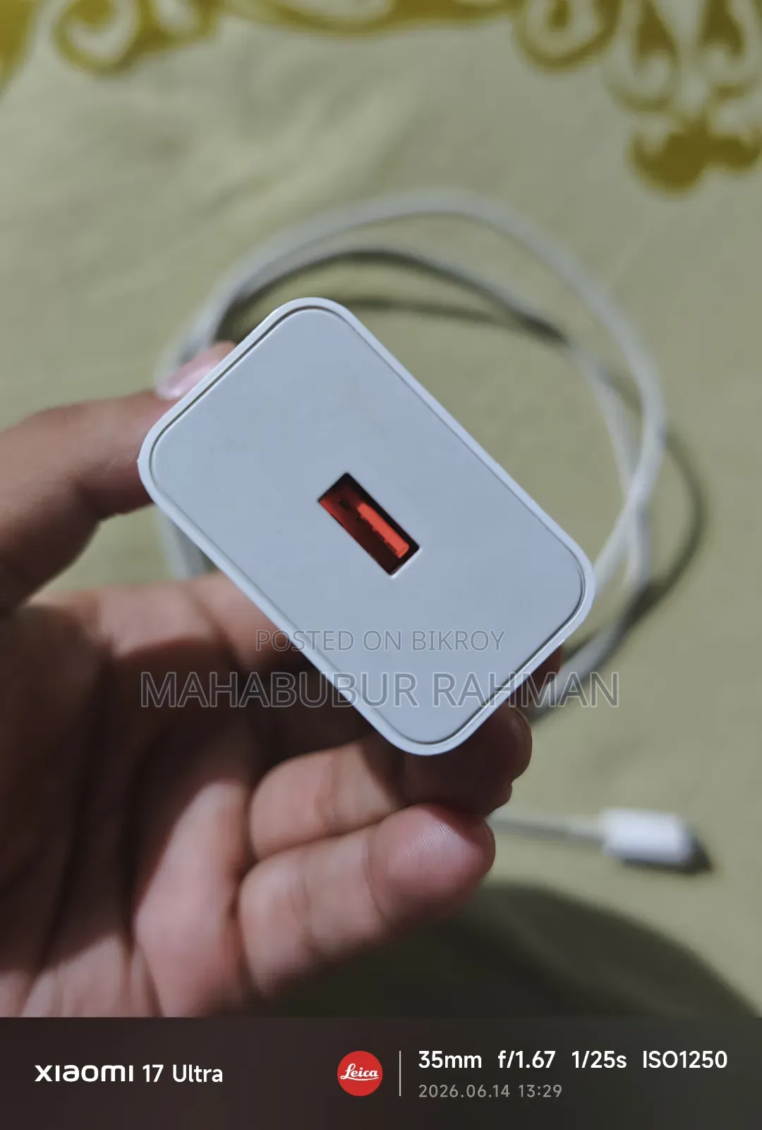Redmi 33 Watt Original Charger Cable
