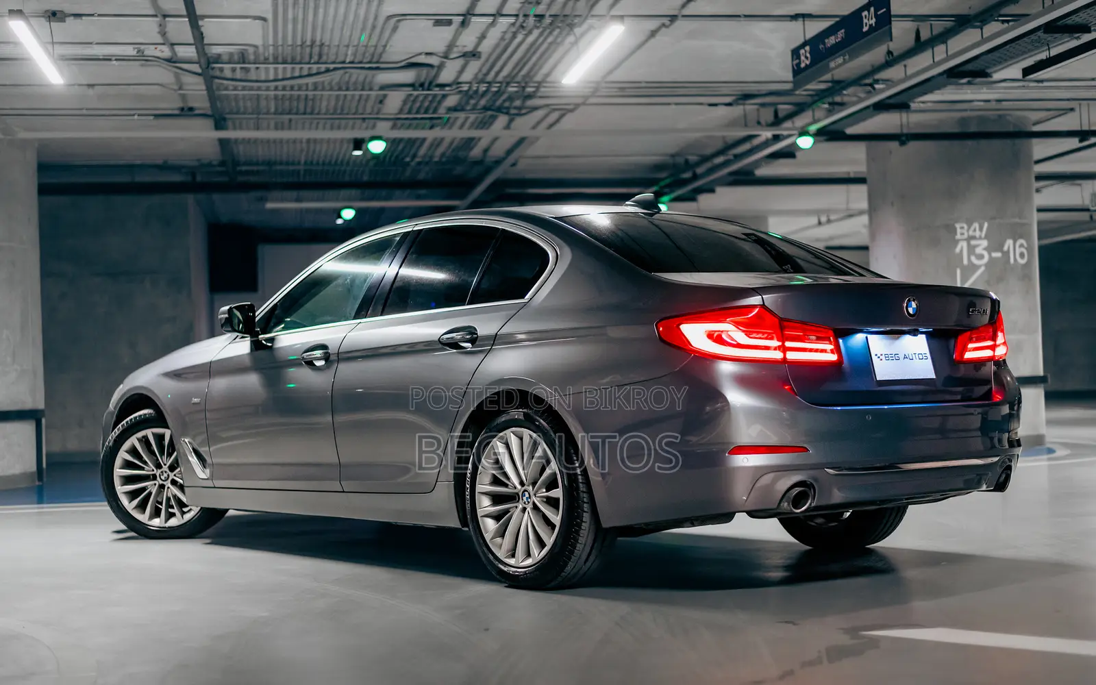 BMW 520i 2018 Gray