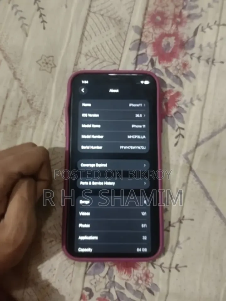 New Apple iPhone 11 64 GB Black