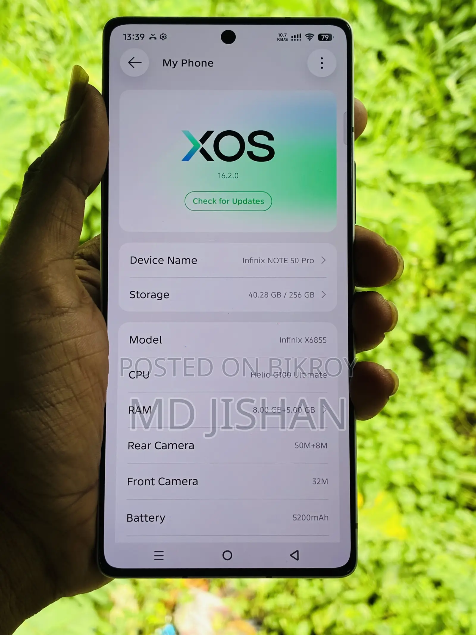 Infinix Note 50 Pro 256 GB Bronze
