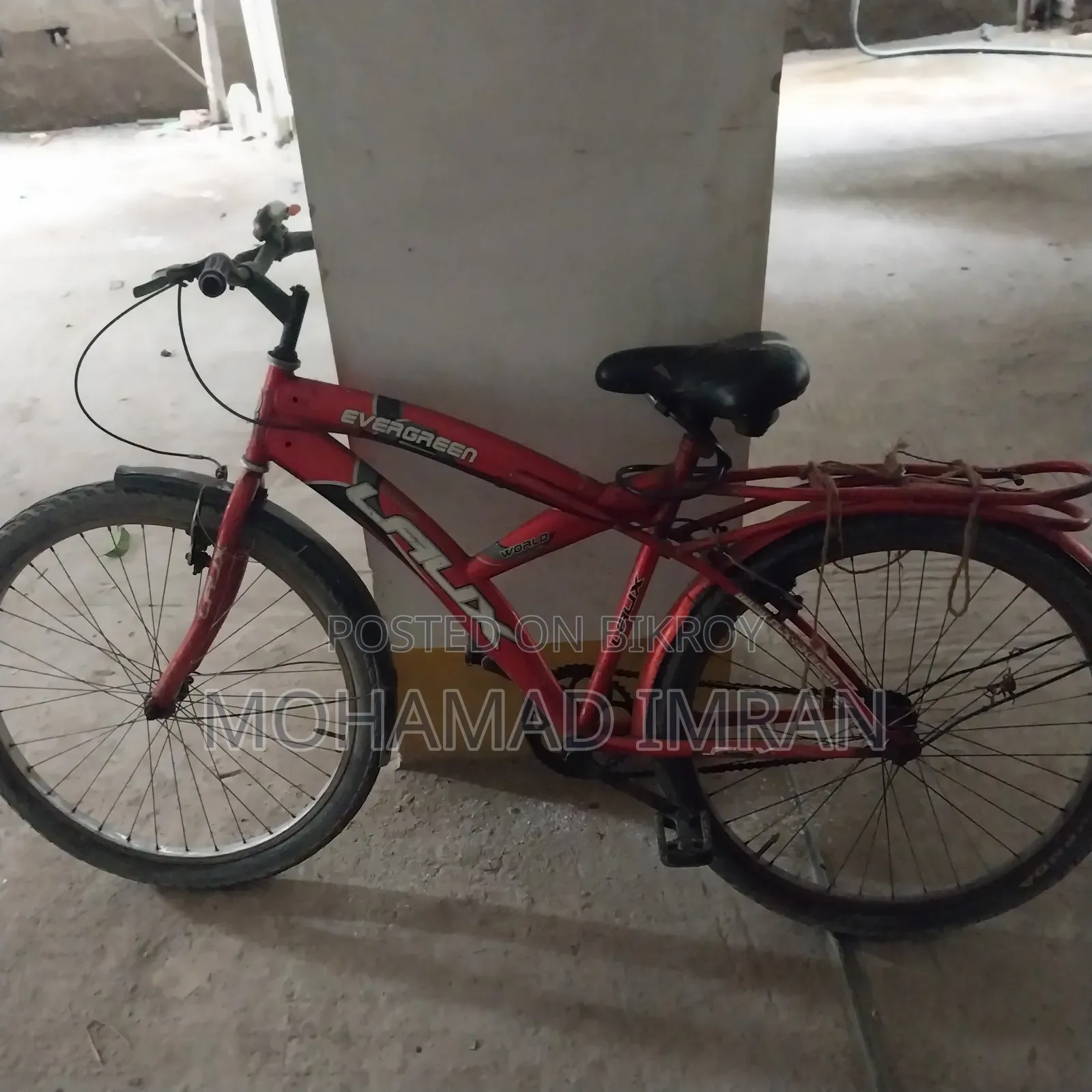 This bicycle is for sale