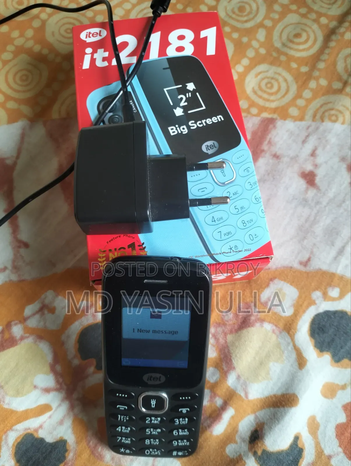 আইটেল এ০৬ ৬৪ জিবি কালো