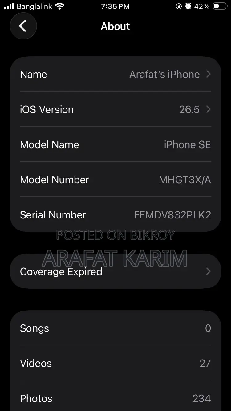 Apple iPhone SE (2022) 128 GB Black