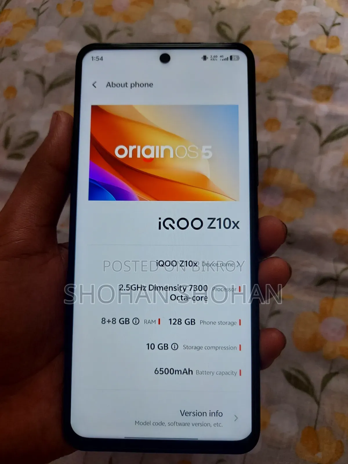 New iQOO Z10x 128 GB Black