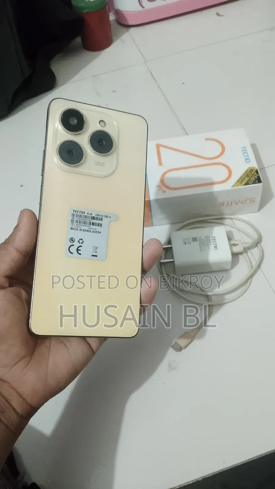 Tecno Spark 20 Pro 256 GB Gold