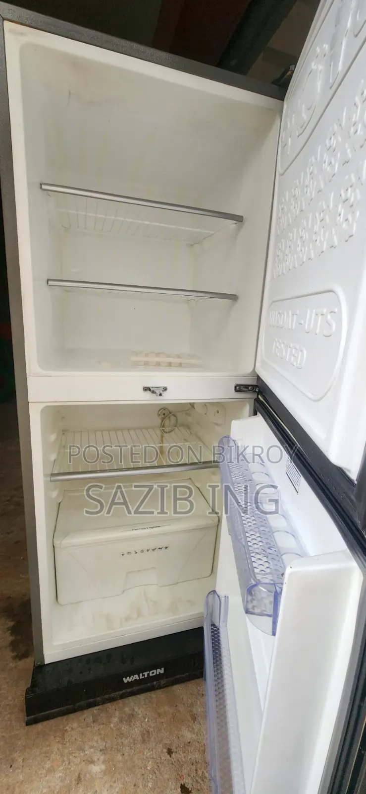 Running fridge for sale.