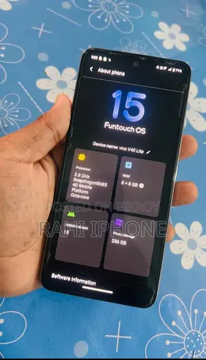 Vivo V40 Lite 256 GB Silver