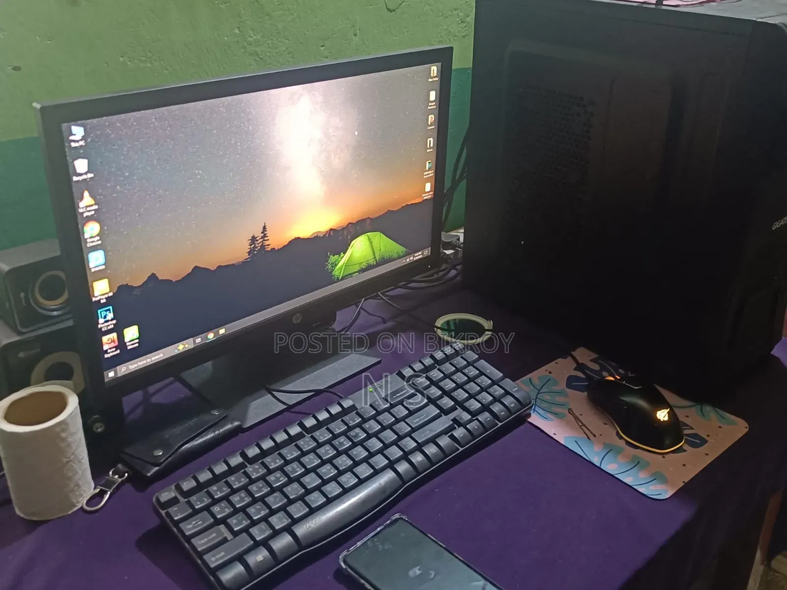 Desktop Computer HP 4GB AMD Ryzen SSD 128GB