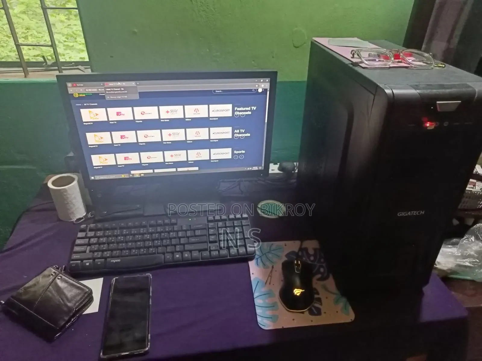 Desktop Computer HP 4GB AMD Ryzen SSD 128GB