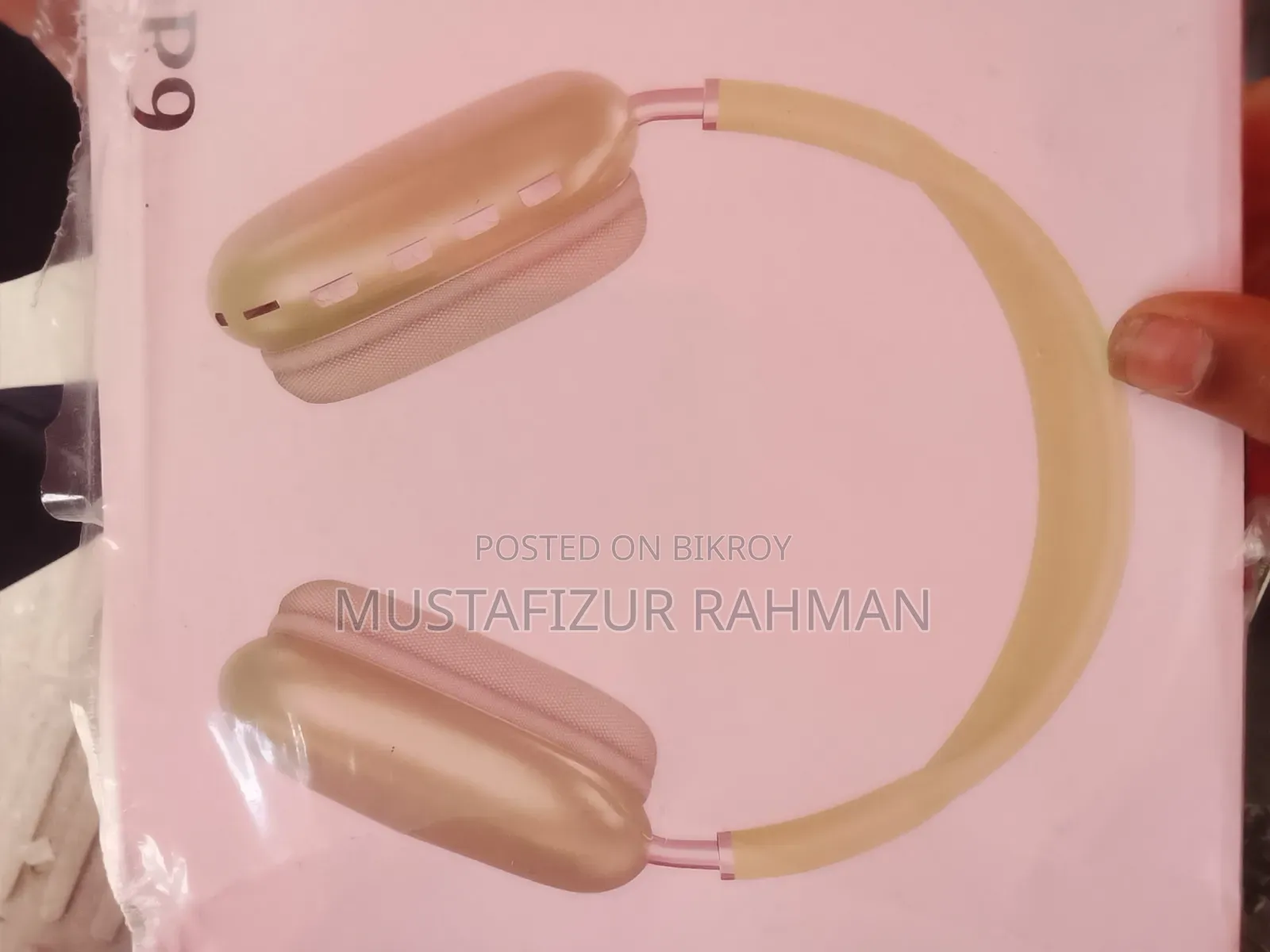 Wireless Bluetooth Over-ear Headphones Packageing