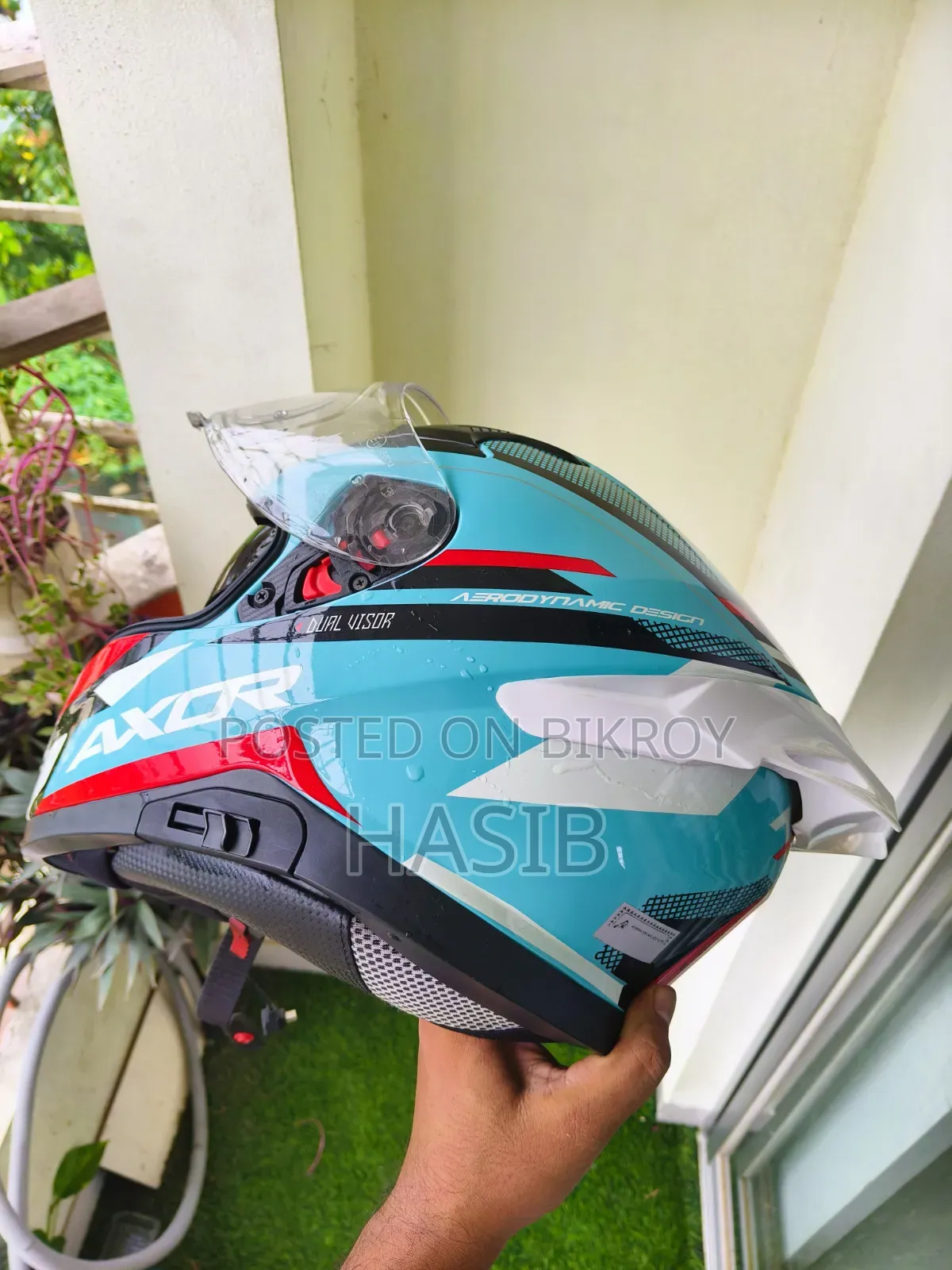 Axor Apex Turbine Helmet + Motowolf BH1 Bluetooth Combo