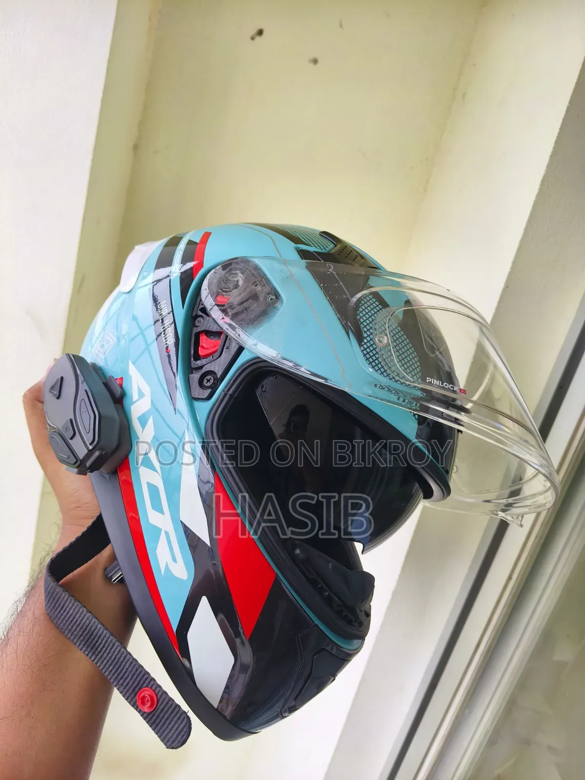 Axor Apex Turbine Helmet + Motowolf BH1 Bluetooth Combo