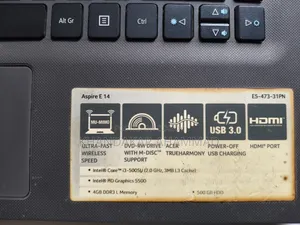 Laptop Acer Aspire E5-473 4GB Intel Core I3 HDD 500GB