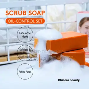 Aichun Beauty Turmeric & Papaya Scrub Soap Oil-control Set