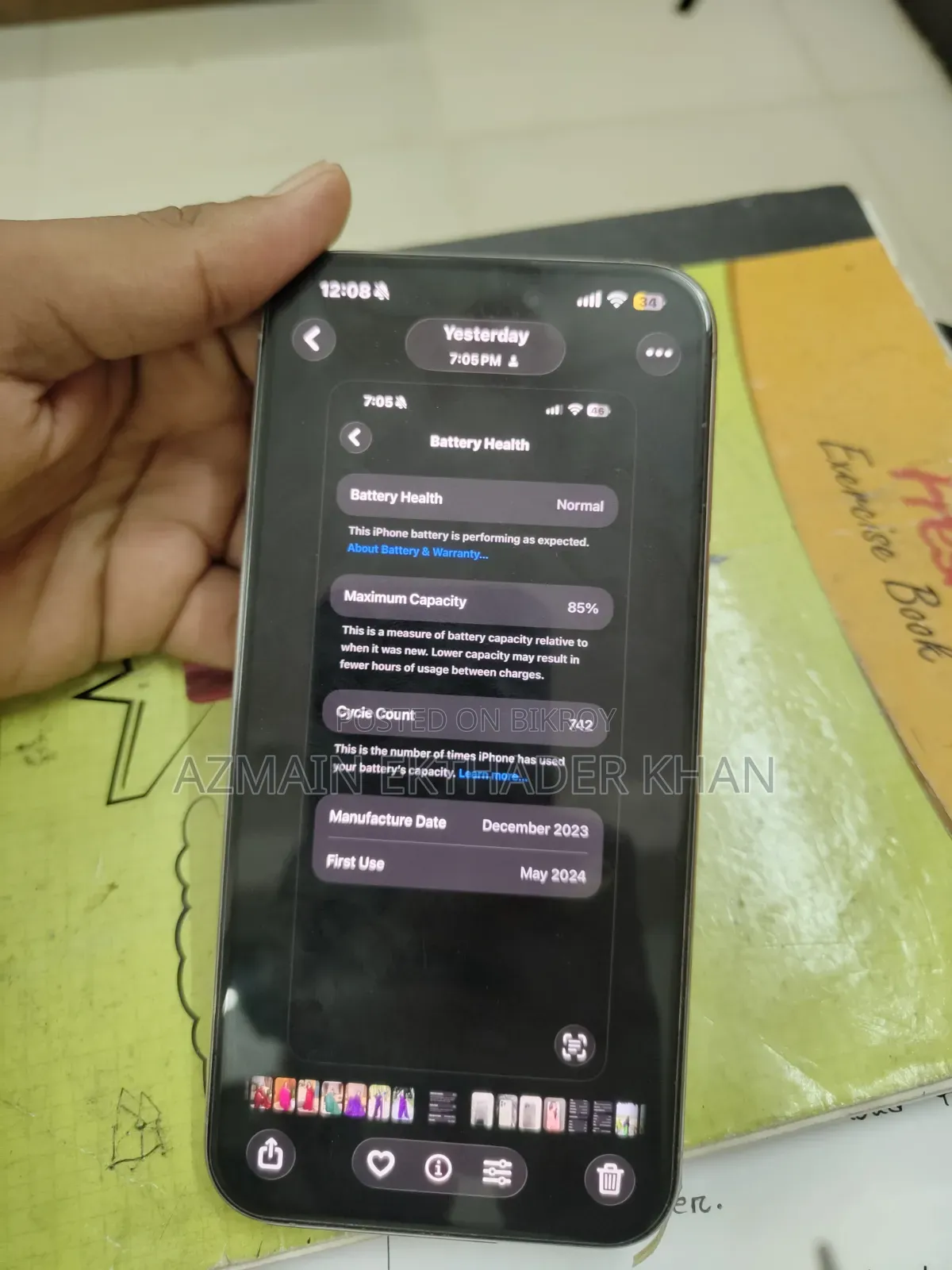 Apple iPhone 15 Pro Max 256 GB Silver
