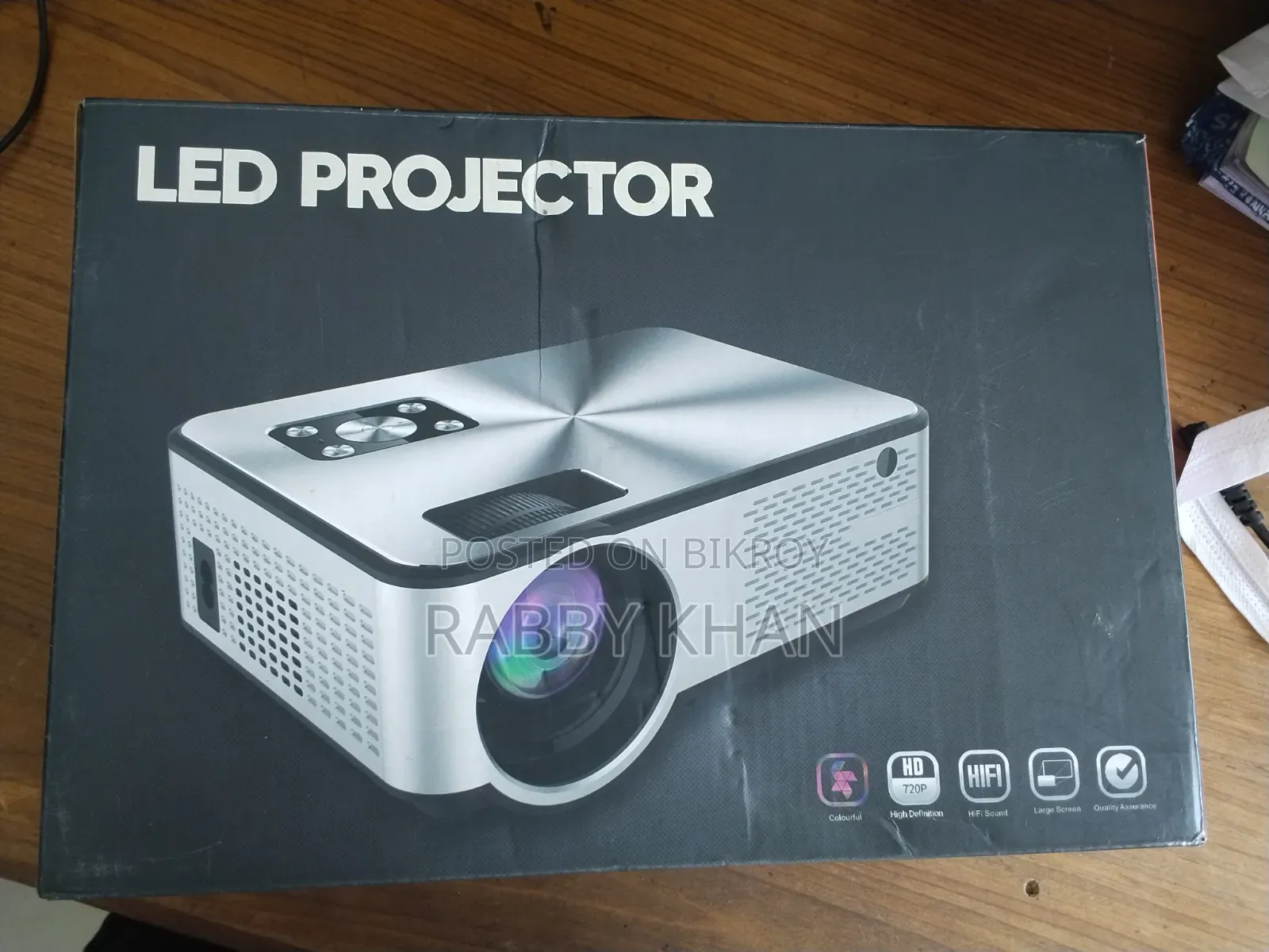 Cheerlux 720p HD LED Projector - Full Fresh