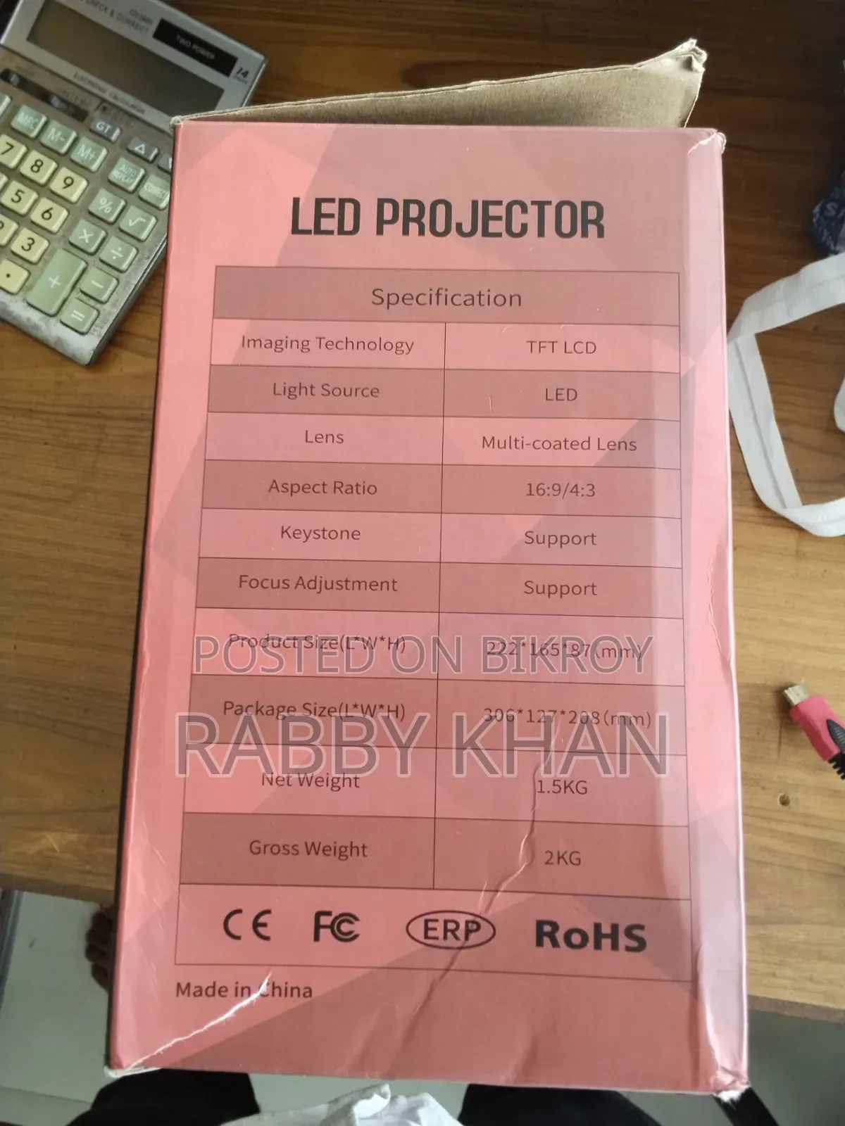 Cheerlux 720p HD LED Projector - Full Fresh