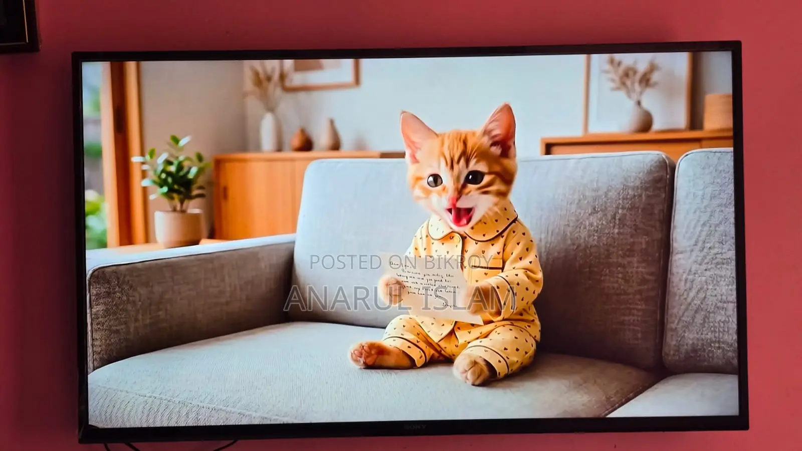 Sony Bravia 43" 4k Google Tv (Kd-43x75k) – Excellent Condition