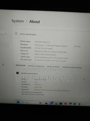 Desktop Computer Lenovo 16GB AMD Ryzen 5 SSHD+SSD 512GB