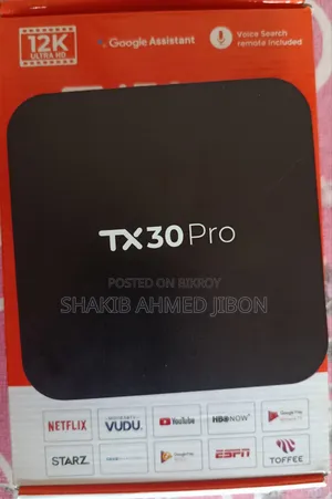 Tx30 Pro Android Tv Box Ram 16 Gb and Storage 256 Gb( Fresh Condition)