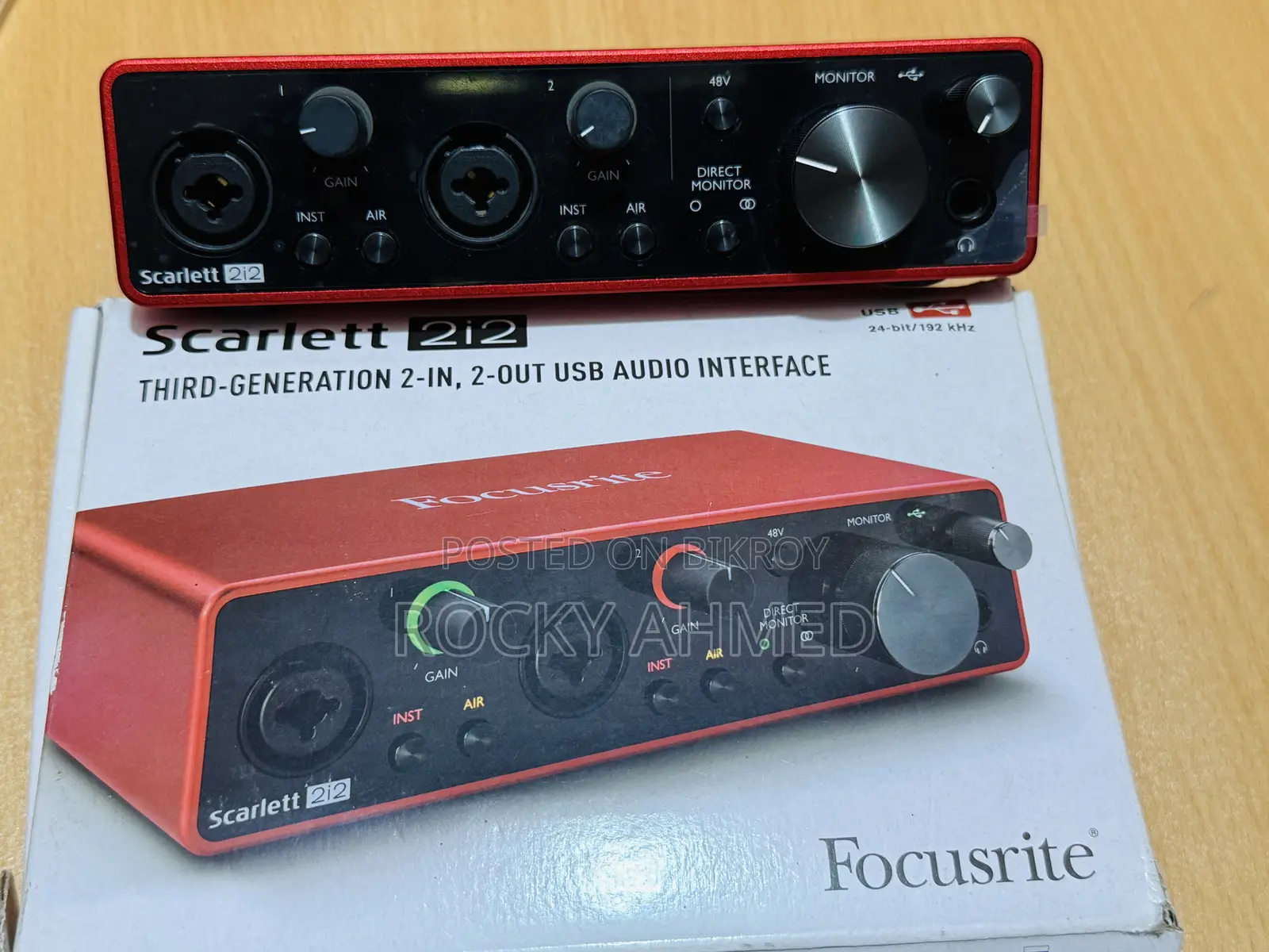 Sound Card Scarlet 2i2 3rd Gen for Sell