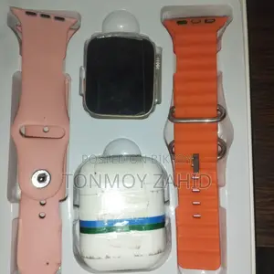 i8 আল্ট্রা স্মার্ট ওয়াচ ইয়ারবাডস সেট