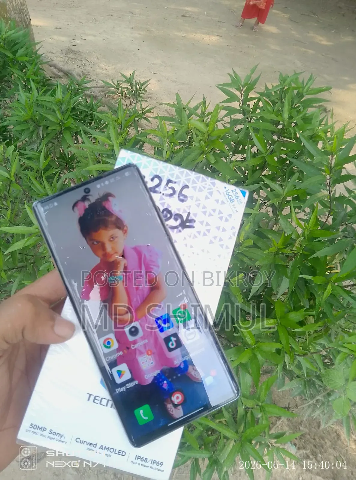 Tecno Camon 40 256 GB Blue