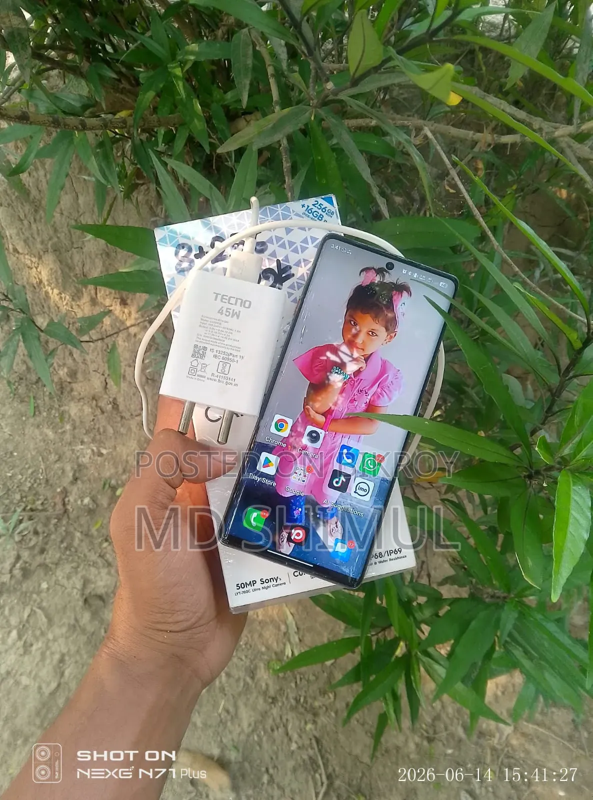 Tecno Camon 40 256 GB Blue