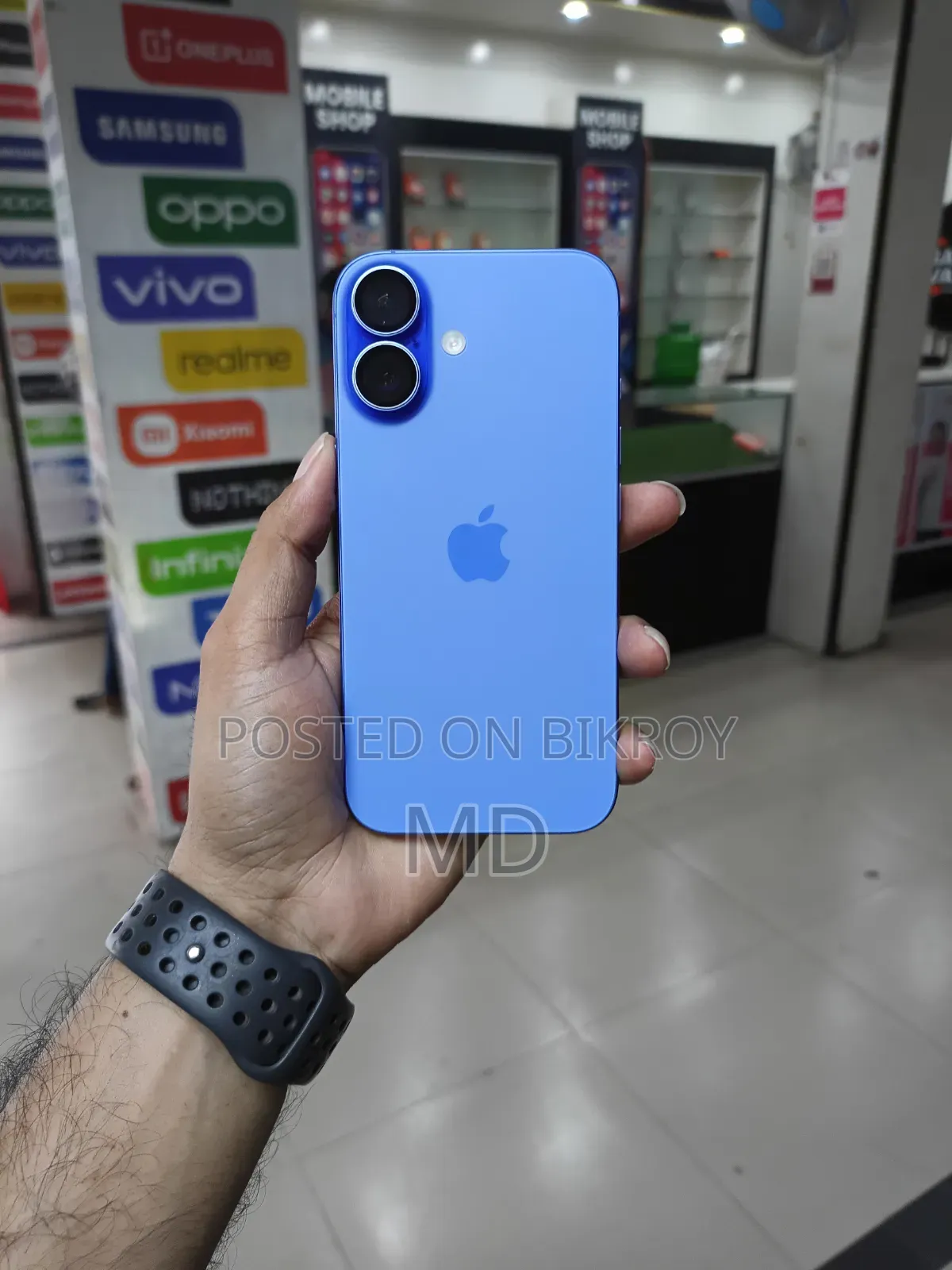 অ্যাপল আইফোন ১৬ ২৫৬ জিবি ব্লু