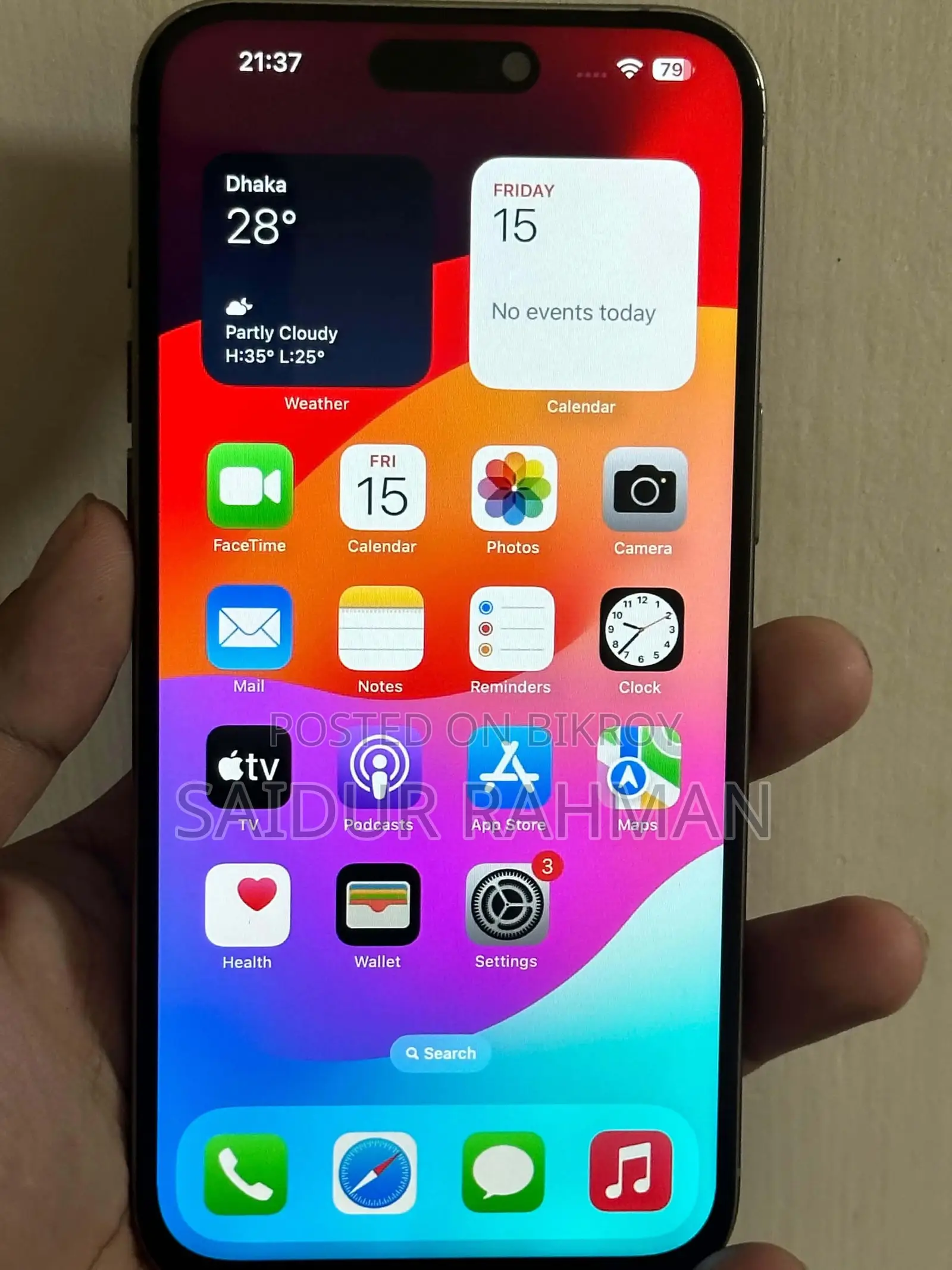 Apple iPhone 15 Pro Max 256 GB Silver