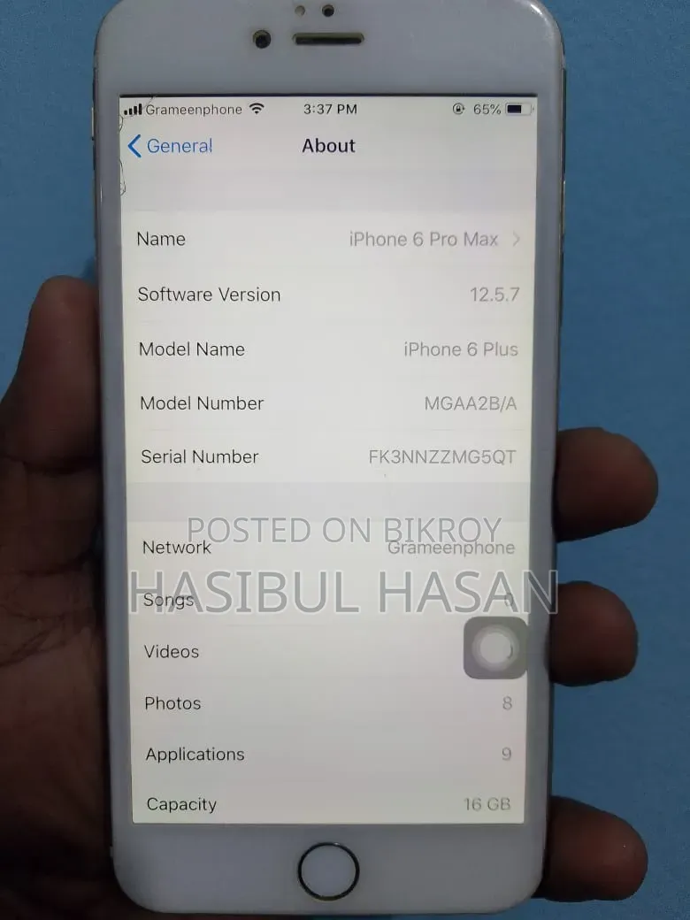 Apple iPhone 6 Plus 16 GB Rose Gold