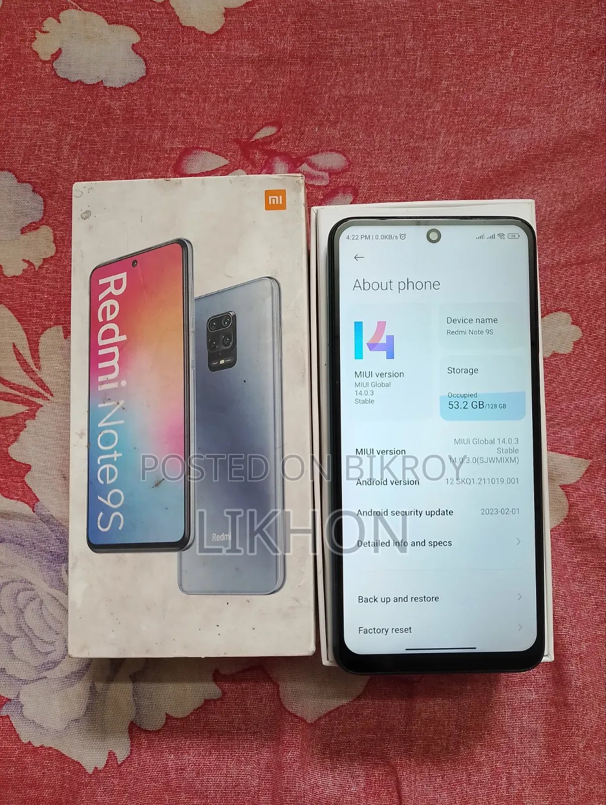 Xiaomi Redmi Note 9S 128 GB Green
