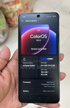 Oppo A5X 128 GB Blue
