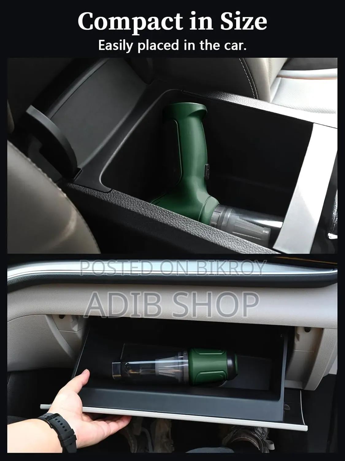 12000pa Strong Suction Power 120W Powerful Car Vacuum Cleaner