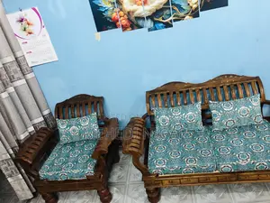 Segun Wood Sofa Set
