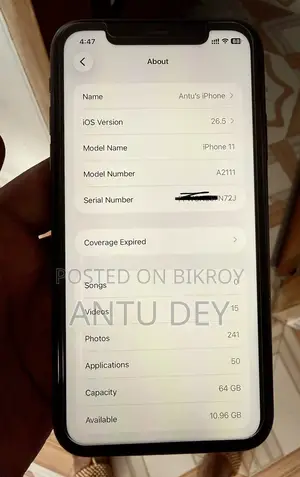 Apple iPhone 11 64 GB Black