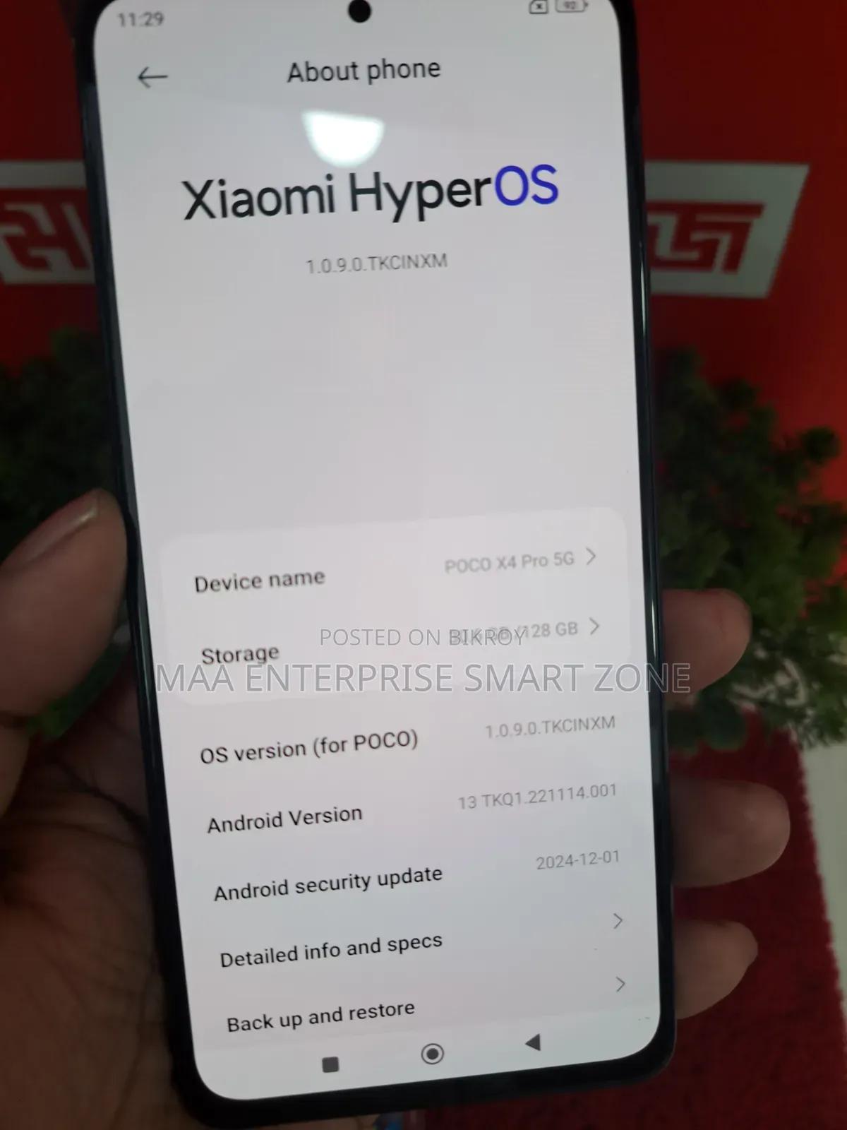 Xiaomi Poco X4 Pro 5G 128 GB Blue