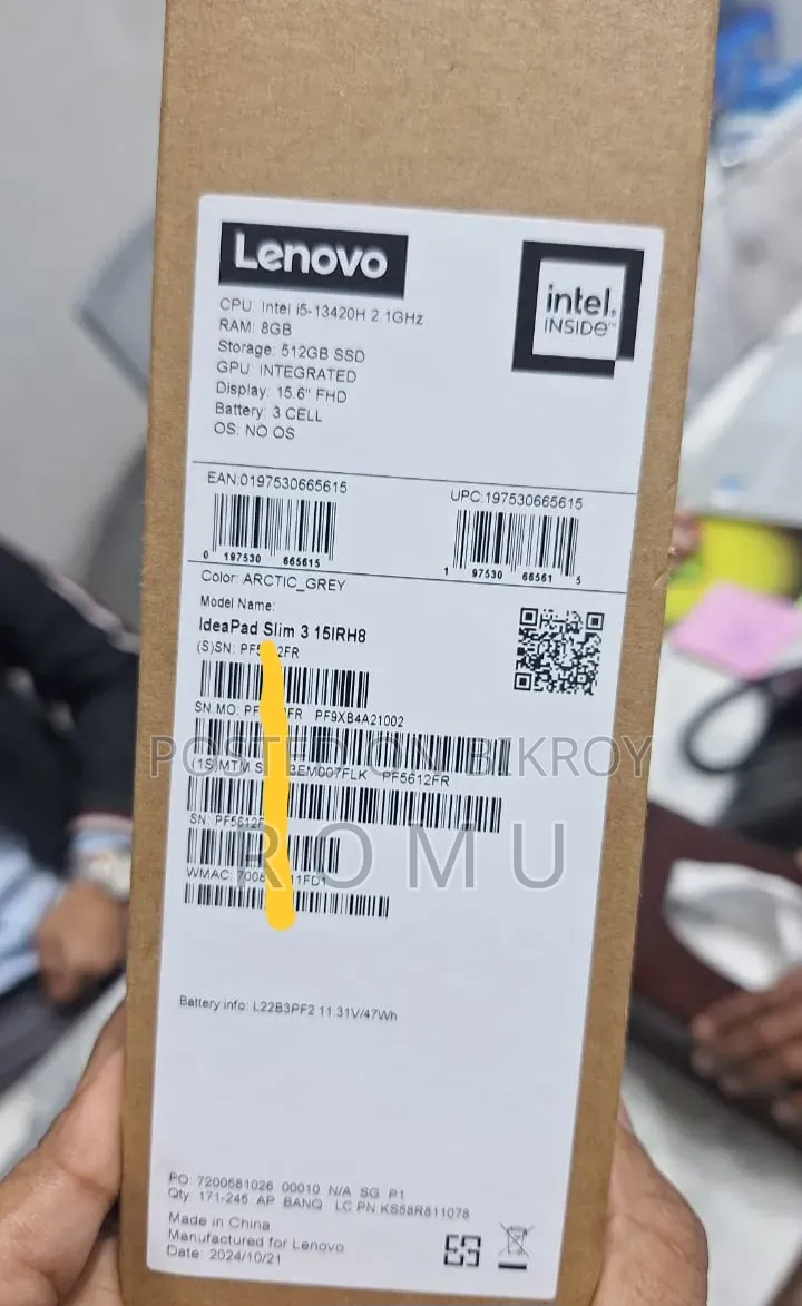 Laptop Lenovo Ideapad 3 8GB Intel Core I5 SSD 512GB