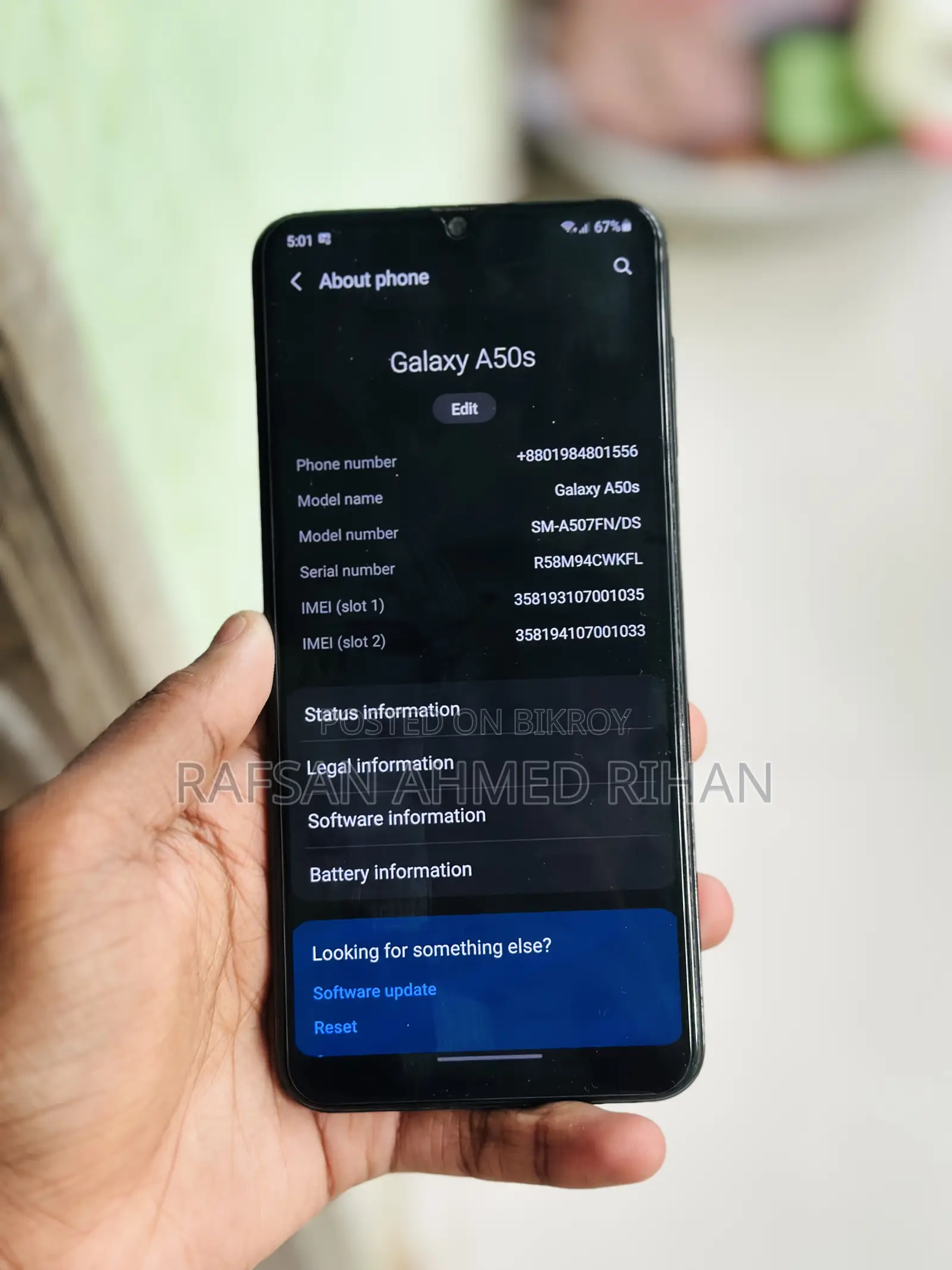 Samsung Galaxy A50s 128 GB Black