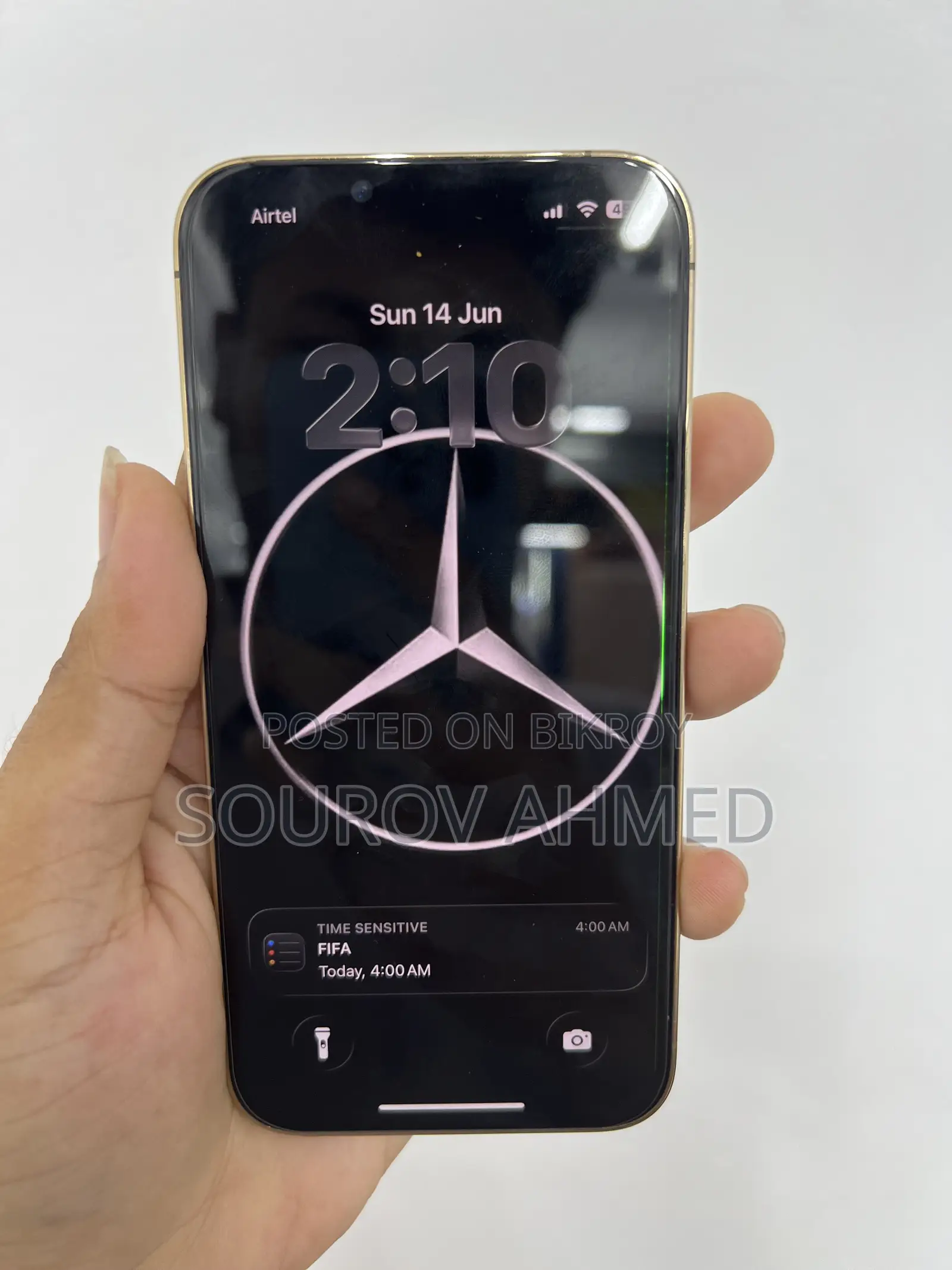 অ্যাপল আইফোন ১৩ প্রো ১২৮ জিবি গোল্ড
