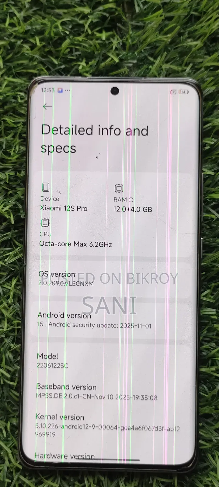 Xiaomi 12S Pro 256 GB Black