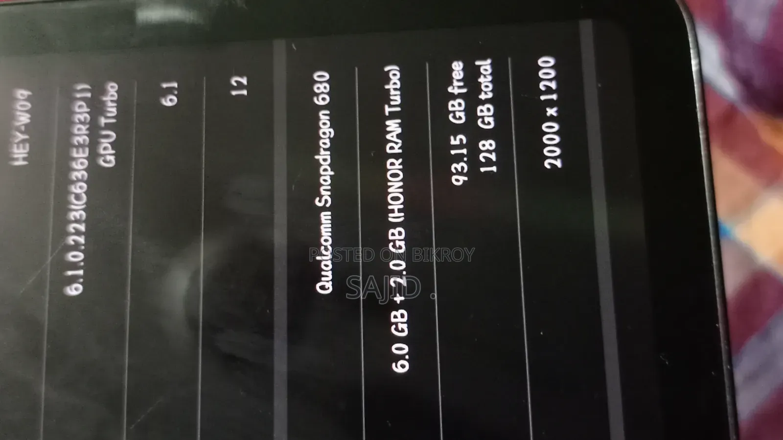 Honor Pad 8 128 GB Blue