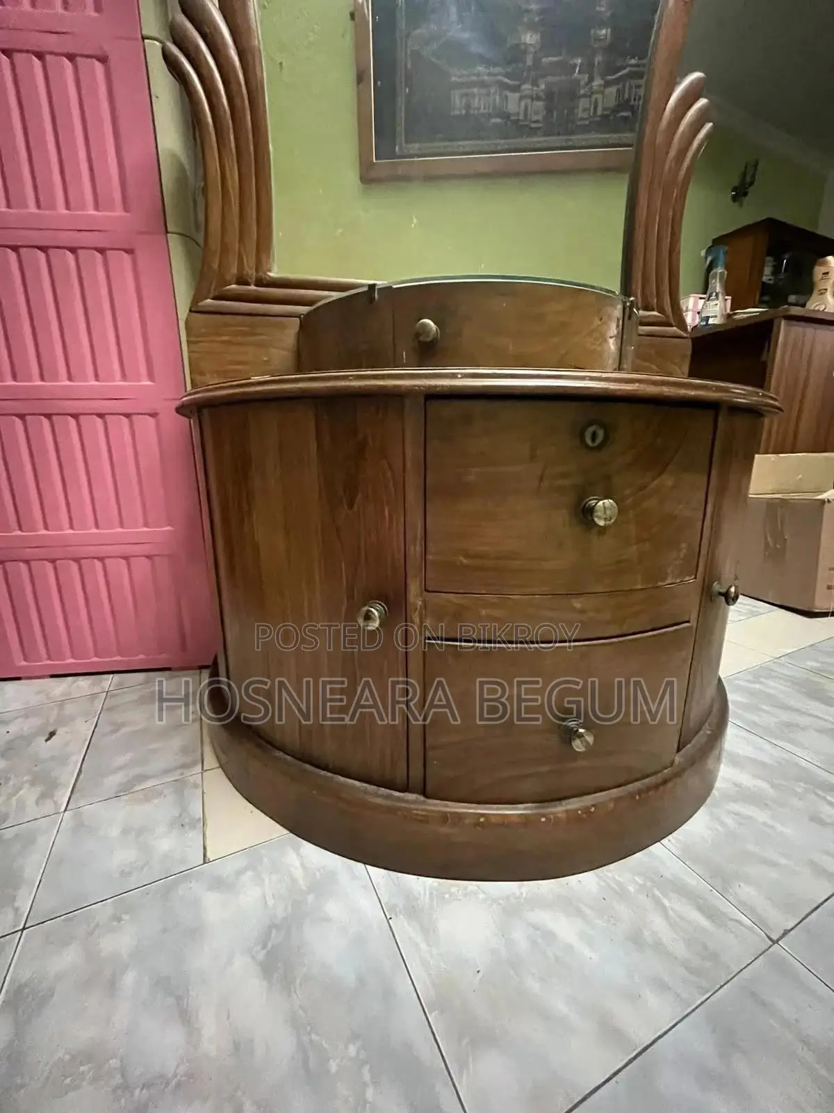 Dressing Table Original Segun Wood (Teak Wood)