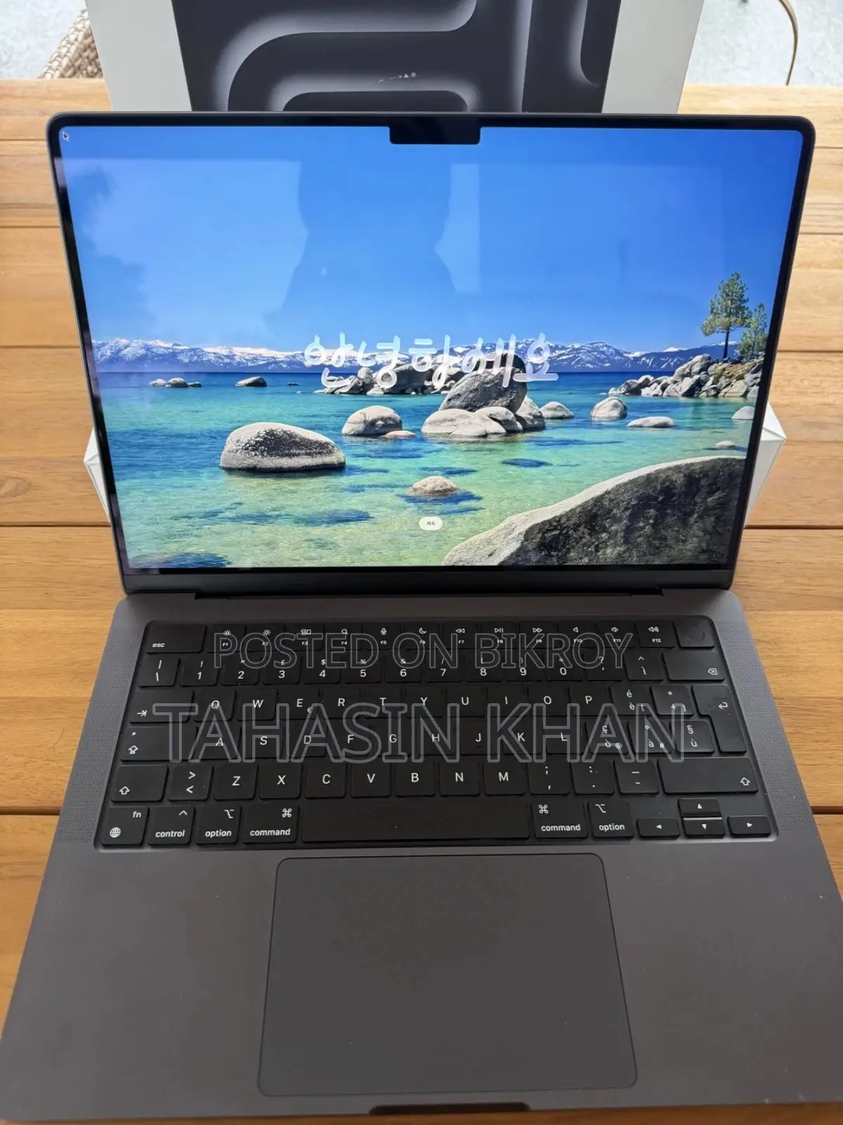 নতুন ল্যাপটপ Apple MacBook Pro 2024 M4 16GB Apple M4 SSD 1T